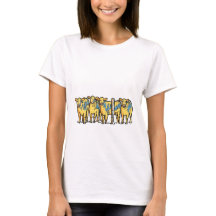 Nieuwigheid Koegrafiek T-shirt Ruikt Als Geld Zegg