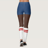 Nieuwigheid Nerdy Shorts en Tube Sokken Leggings (Achterkant)