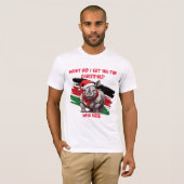 Nieuwigheid T-shirt Christmas Rhino (Voorkant volledig)