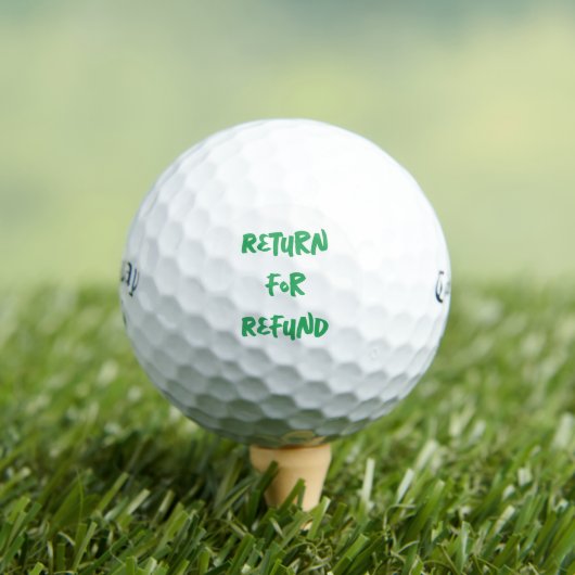 Nieuwigheid Zeggende Golfballen (Insitu Shirt)