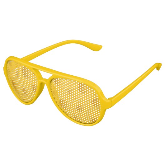 Nieuwigheids gele kaas design party tinten aviator zonnebril (Gekanteld)