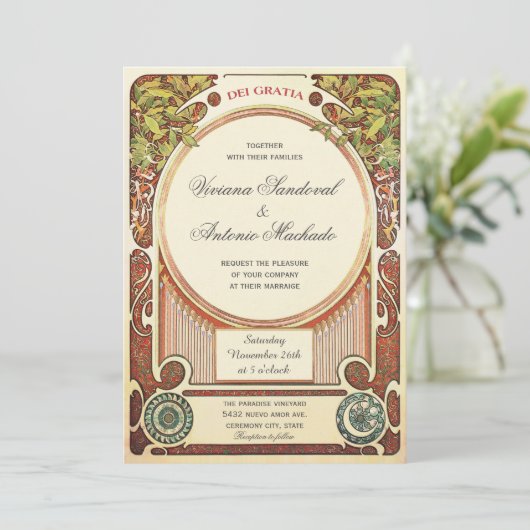  nieuwigheidsuitnodigingen i kaart (Staand voorkant)