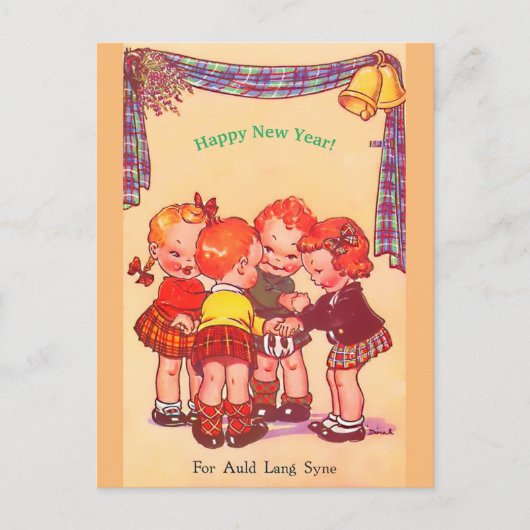  Nieuwjaar 1940 Verenigd Koninkrijk (kopie) Briefkaart (Voorkant)