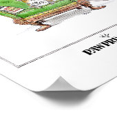 nieuwjaar 1975 Afdruk Poster (Hoek)