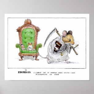 nieuwjaar 1975 Afdruk Poster