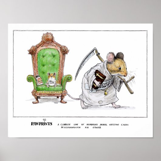 nieuwjaar 1975 Afdruk Poster (Voorkant)