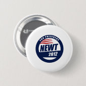 Nieuwjaar 2012 ronde button 5,7 cm (Voorkant /achterkant)