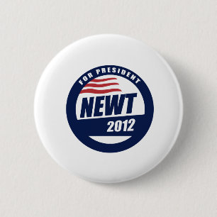 Nieuwjaar 2012 ronde button 5,7 cm