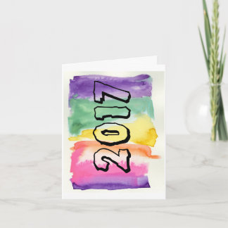 Nieuwjaar 2017 feestdagen kaart