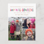 Nieuwjaar | 2017 was een verbond | 3 Foto Briefkaa Briefkaart (Voorkant)