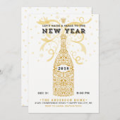 Nieuwjaar 2018 Uitnodiging partij (Voorkant / Achterkant)