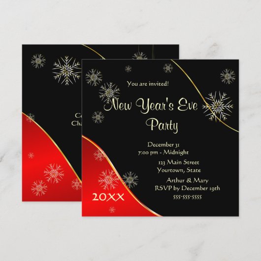 Nieuwjaar 2020 kaart (Voorkant / Achterkant)