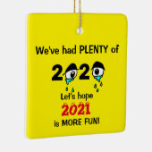 Nieuwjaar 2020 keramisch ornament (Rechts)