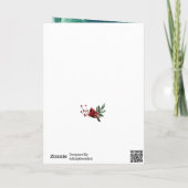 Nieuwjaar 2021 | Bedrijfs Festive Pine Feestdagen Kaart (Achterkant)