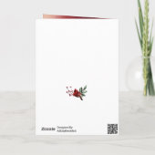 Nieuwjaar 2021 | Bedrijfs Festive Pine Feestdagen Kaart (Achterkant)