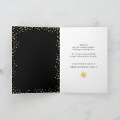 Nieuwjaar 2021 | Bedrijfs Gold Confetti Feestdagen Kaart (Binnen)