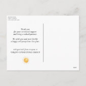 Nieuwjaar 2021 | Business Gold Abstract Feestdagenkaart (Achterkant)