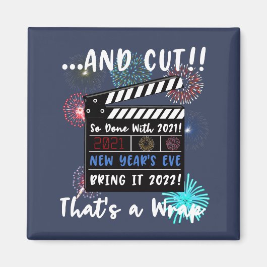 Nieuwjaar 2021 - Citaat Funny 2022 Magneet (Voorkant)