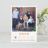 Nieuwjaar 2021 Foto's Feestdagenkaart (Staand voorkant)