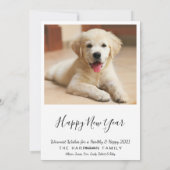 Nieuwjaar 2021 Foto's Feestdagenkaart (Achterkant)