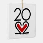 Nieuwjaar 2022 keramisch ornament (Rechts)