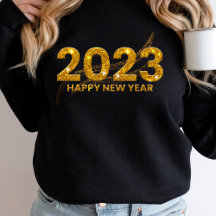 Nieuwjaar 2023 Gold Glitter Sparkle Gold Accent