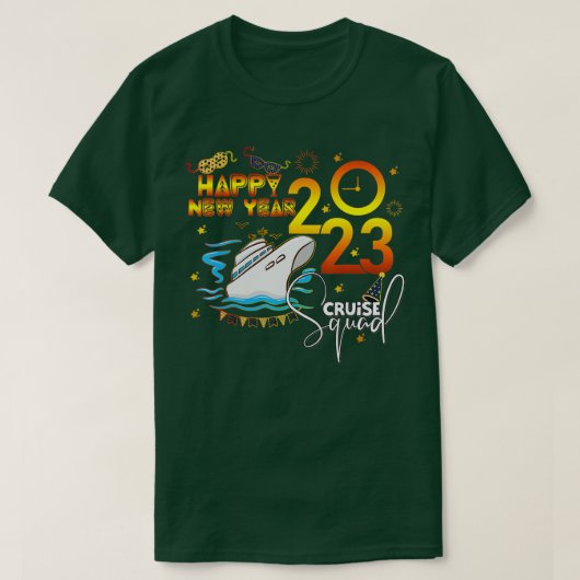 Nieuwjaar 2023 — Vriend van de Cruise Party-groep T-shirt (Design voorkant)