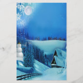 Nieuwjaar 2023 winterkaart briefpapier (Achterkant)