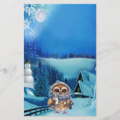 Nieuwjaar 2023 winterkaart briefpapier (Achterkant)