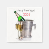 Nieuwjaar 2024 Cocktail servetten (Voorkant)