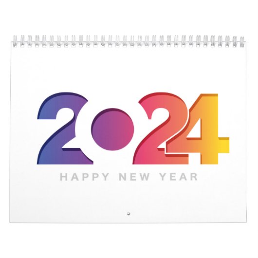 Nieuwjaar 2024 kalender (Hoes)