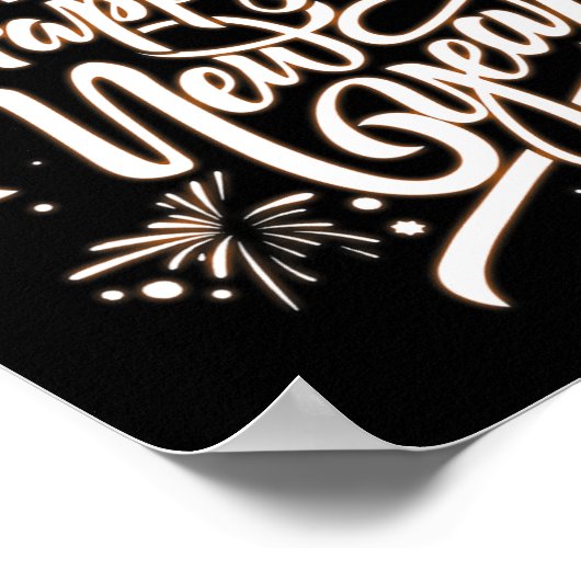 Nieuwjaar 2024 laden poster (Hoek)