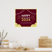 Nieuwjaar 2024 poster (Keuken)