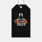 Nieuwjaar 2025 Gelukkig Nieuwjaar Cadeaulabel (Achterkant)
