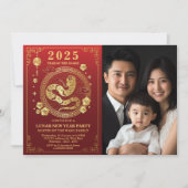 Nieuwjaar 2025 - Jaar van de Slang - 新年 Kaart (Voorkant)