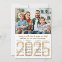 Nieuwjaar 2025 Kalender 1 foto