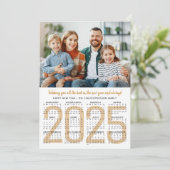Nieuwjaar 2025 Kalender 1 foto (Staand voorkant)