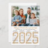 Nieuwjaar 2025 Kalender 1 foto (Voorkant / Achterkant)