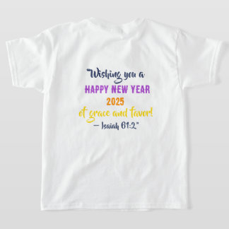 Nieuwjaar 2025 Kinderen Basic T-shirt – Jesaja 61: