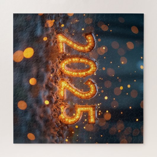 Nieuwjaar 2025 legpuzzel (Horizontaal)