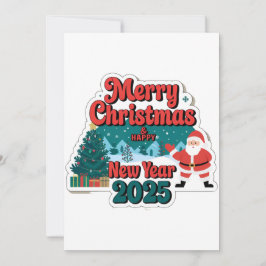 Nieuwjaar 2025: New Greetings Holiday Kaart