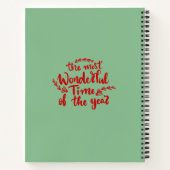 Nieuwjaar 2025 Red Quotes Notitieboek (Achterkant)