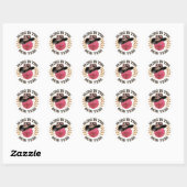 Nieuwjaar 2025 ronde sticker (Vel)