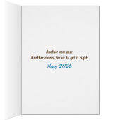 Nieuwjaar 2025 Strandbord met Ocean Surf (Binnen (Rechts))