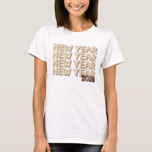 Nieuwjaar 2025 t-shirt (Voorkant)