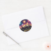 Nieuwjaar 2025 Vuurwerk Stickers (Envelop)