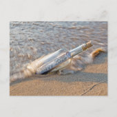 Nieuwjaar 2026 Bericht in een fles Feestdagenkaart (Voorkant)