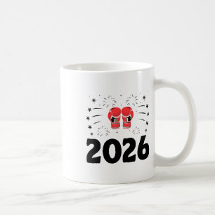 Nieuwjaar 2026 Boxer Sportkracht Gym Atleet Bo Koffiemok