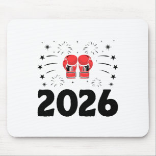 Nieuwjaar 2026 Boxer Sportkracht Gym Atleet Bo Muismat