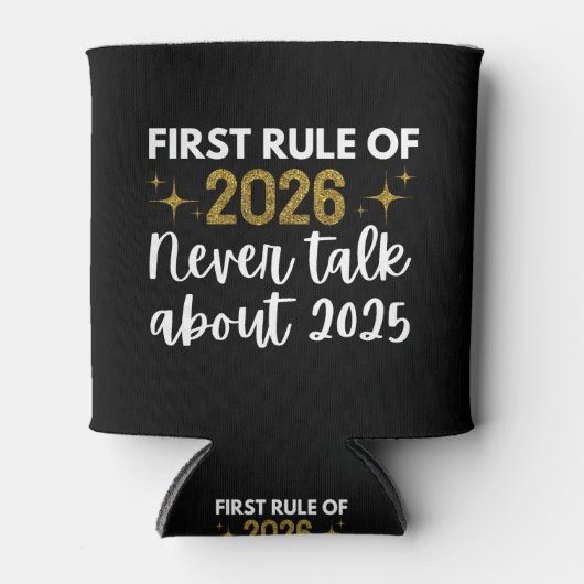 "Nieuwjaar 2026 Grappig Blikjeskoeler (Voorkant)